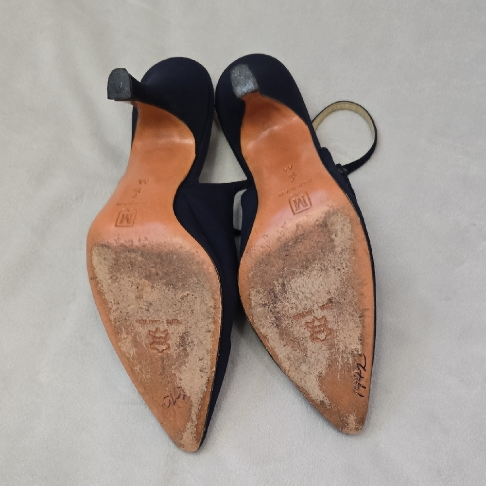 Bruno Magli Blue Heels - Picture 5 of 5